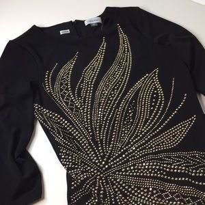 Calvin Klein 3/4 sleeve black dress